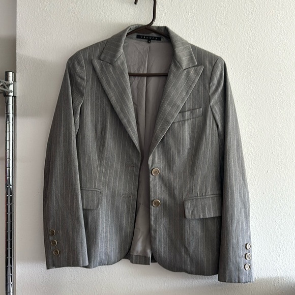 Women’s grey theory small blazer jacket - Picture 1 of 6